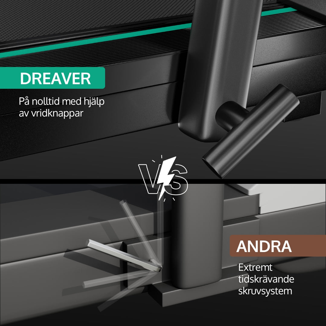 Dreaver S340 Löpband - 1-10 km/h